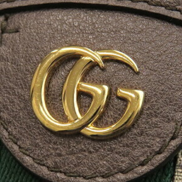 Gucci Ophidia Shoulder GG Supreme Beige Ebony Chain Bag - Picture 6 of 7